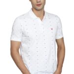 Allen Solly Cotton Men's Regular Fit T-Shirt (ASKPCURGFJ75298_White XL)