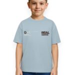 Alan Jones Clothing Boys Oversize Printed Cotton Round Neck T-Shirt (Sky Blue_15-16 Years)