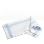 Jockey Cotton Men White Casual Style Handkerchief With Coloured Border (Pack Of 3)_HK02_White_Free Size