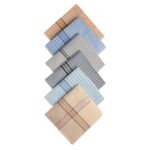 (6PCS) Men's/Gents Handkerchief, Rumal, Hanky, Hankies, 100% Cotton Premium Collection Handkerchiefs
