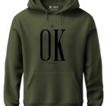Hoodie for Men/Women | Unisex fit Cotton Fleece Hooded Sweatshirt - HOPU-MI-OK-OLV